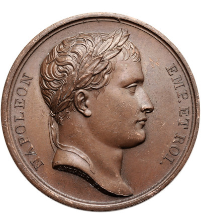 Francja / Polska, Gdańsk, Napoleon I Bonaparte. Medal 1807 upamiętniający wyzwolenie Gdańska