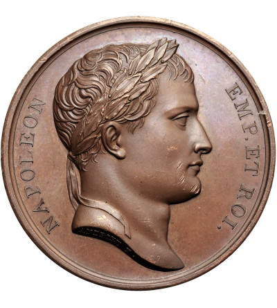 Francja / Polska, Napoleon I Bonaparte. Medal 1807 upamiętniający przeprawę armii francuskiej przez Wisłę w 1806 / 1807 r.