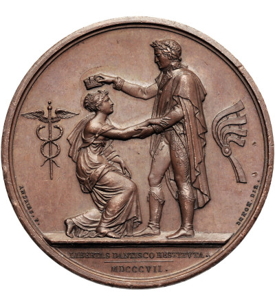 France / Poland, Gdańsk (Danzig), Napoleon I Bonaparte. 1807 medal commemorating the liberation of Gdańsk