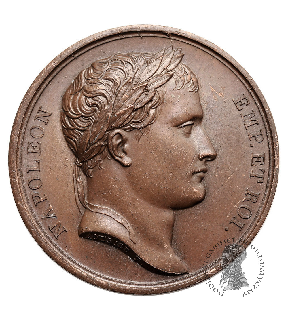 France / Poland, Gdańsk (Danzig), Napoleon I Bonaparte. 1807 medal commemorating the liberation of Gdańsk