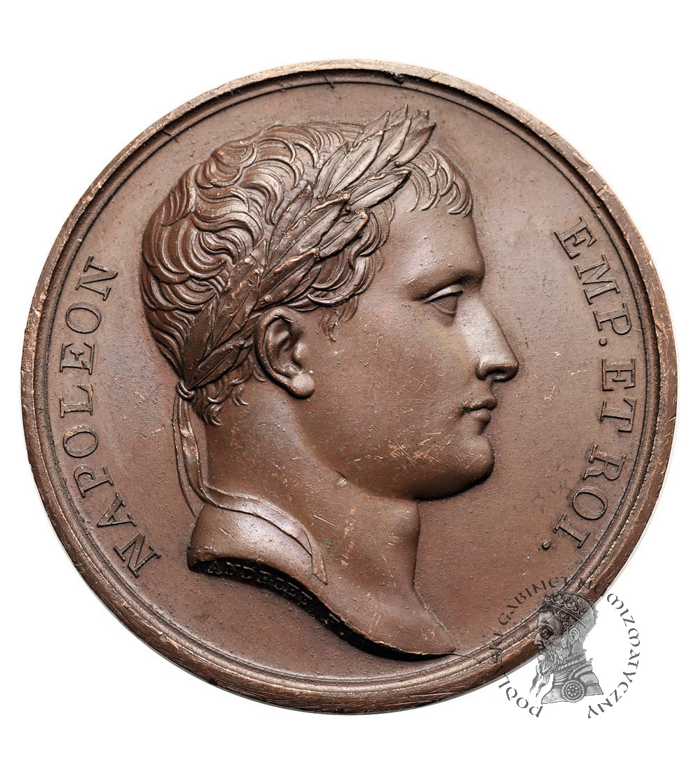 Francja / Śląsk, Napoleon I Bonaparte. Medal upamiętniający podbój Śląska w 1807 r.