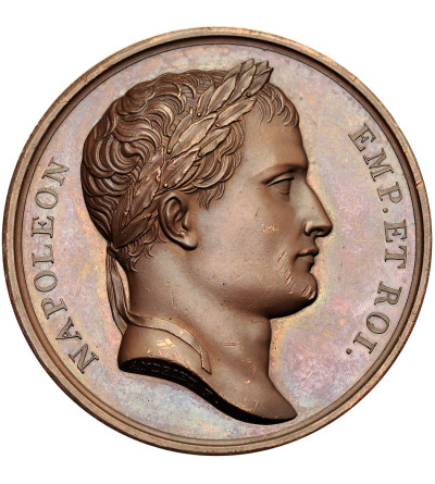 Francja / Polska, Napoleon I Bonaparte. Medal 1807 upamiętniający przeprawę armii francuskiej przez Wisłę w 1806 / 1807 r.