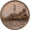 France, Napoleon I Bonaparte. Medal 1809 commemorating the Battle of Raab