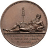 Francja, Napoleon I Bonaparte. Medal 1809 upamiętniający bitwę pod Raab