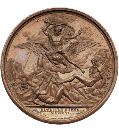Francja, Napoleon I Bonaparte. Medal 1806 upamiętniający bitwę pod Jeną