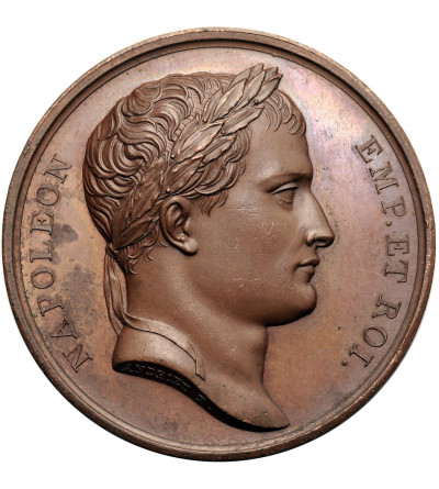 France, Napoleon I Bonaparte. Bronze Medal 1806 commemorating the Battle of Jena