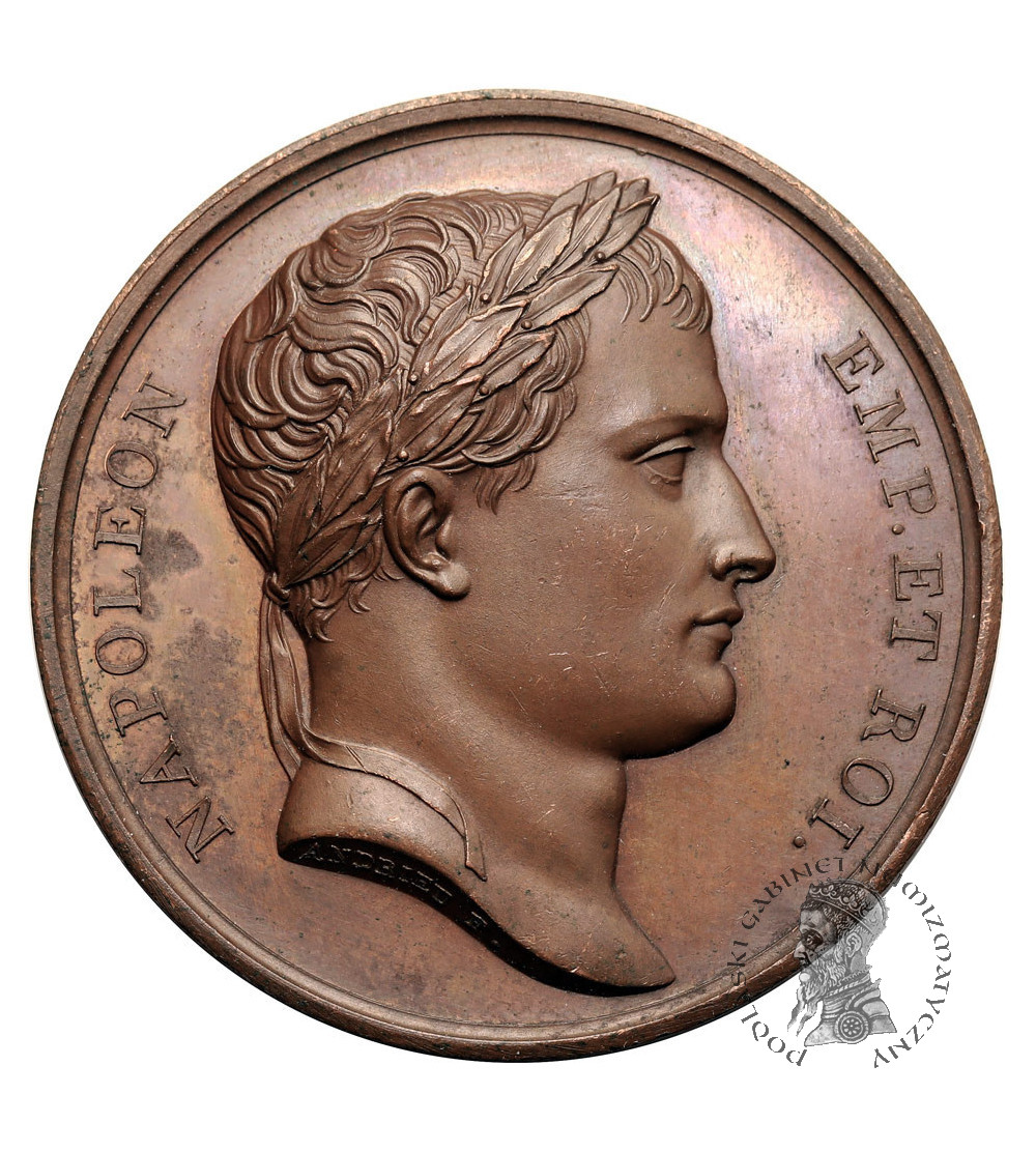 Francja, Napoleon I Bonaparte. Medal 1806 upamiętniający bitwę pod Jeną