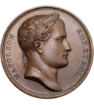 Poland / France, Napoleon I. Bronze medal 1807 to commemorate the establishment of the Duchy of Warsaw