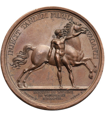 Francja, Napoleon I Bonaparte. Medal 1807 upamiętniający utworzenie Królestwa Westfalii