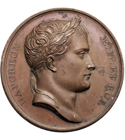 Francja, Napoleon I Bonaparte. Medal 1807 upamiętniający utworzenie Królestwa Westfalii