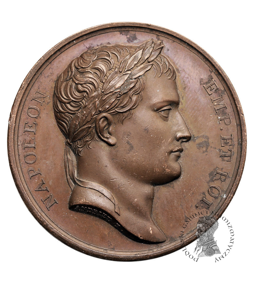 Francja, Napoleon I Bonaparte. Medal 1807 upamiętniający utworzenie Królestwa Westfalii