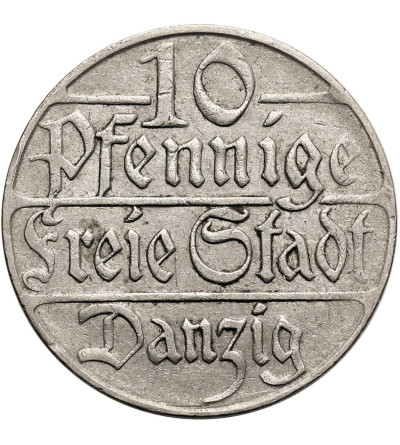 Wolne Miasto Gdańsk. 10 fenigów 1923