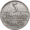 Gdansk, (Danzig / Free City of Gdansk). 5 Pfennig 1928
