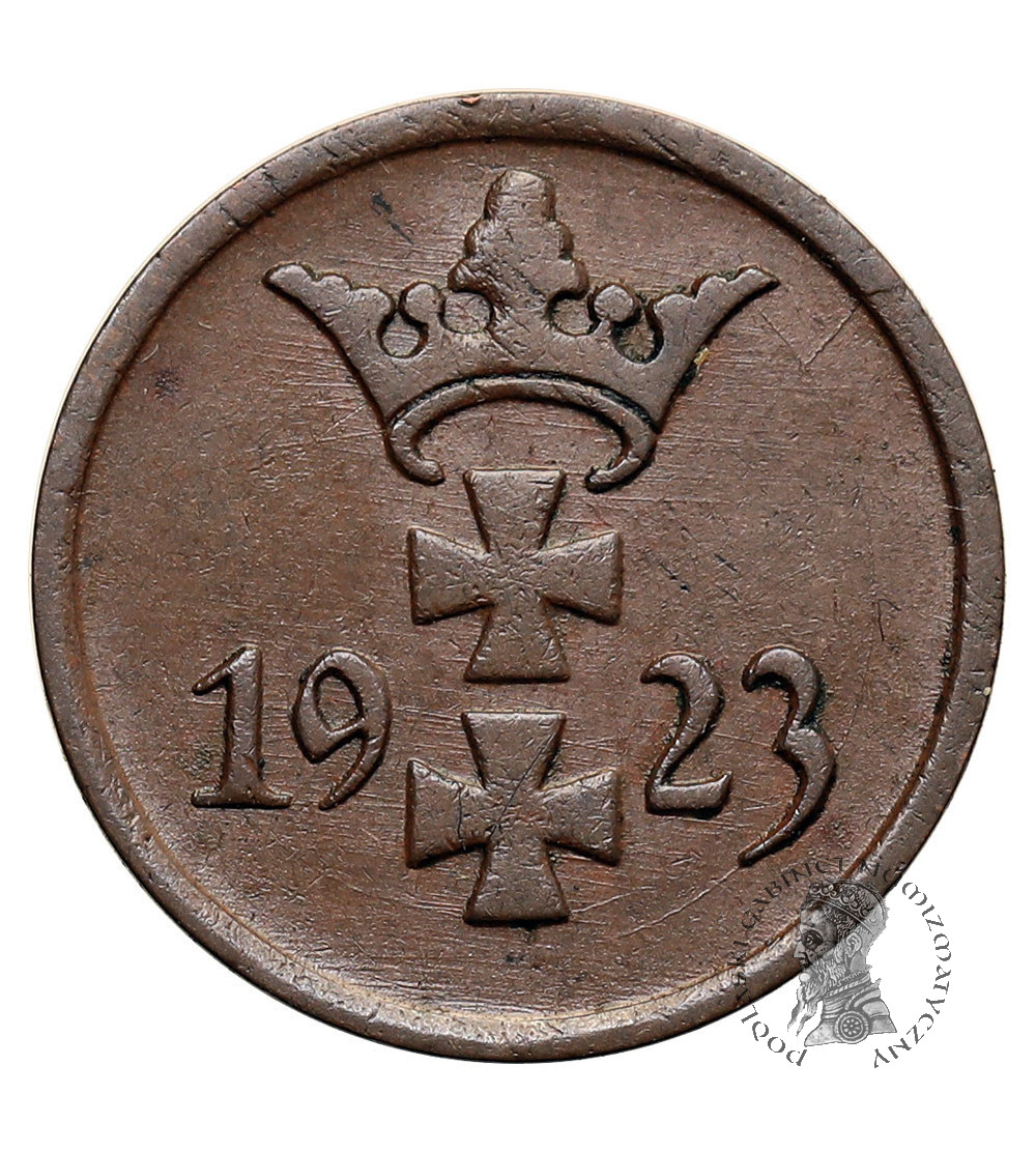 Wolne Miasto Gdańsk. 1 fenig 1923