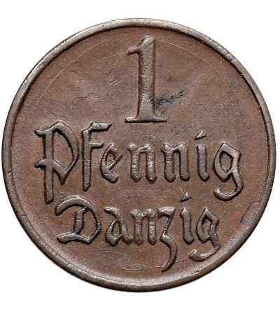 Wolne Miasto Gdańsk. 1 fenig 1923