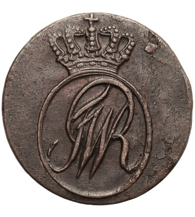 Polska. Zabór pruski / Prusy Południowe. Fryderyk Wilhelm II, 1786-1797. Szeląg (Solid) 1797 B, Wrocław