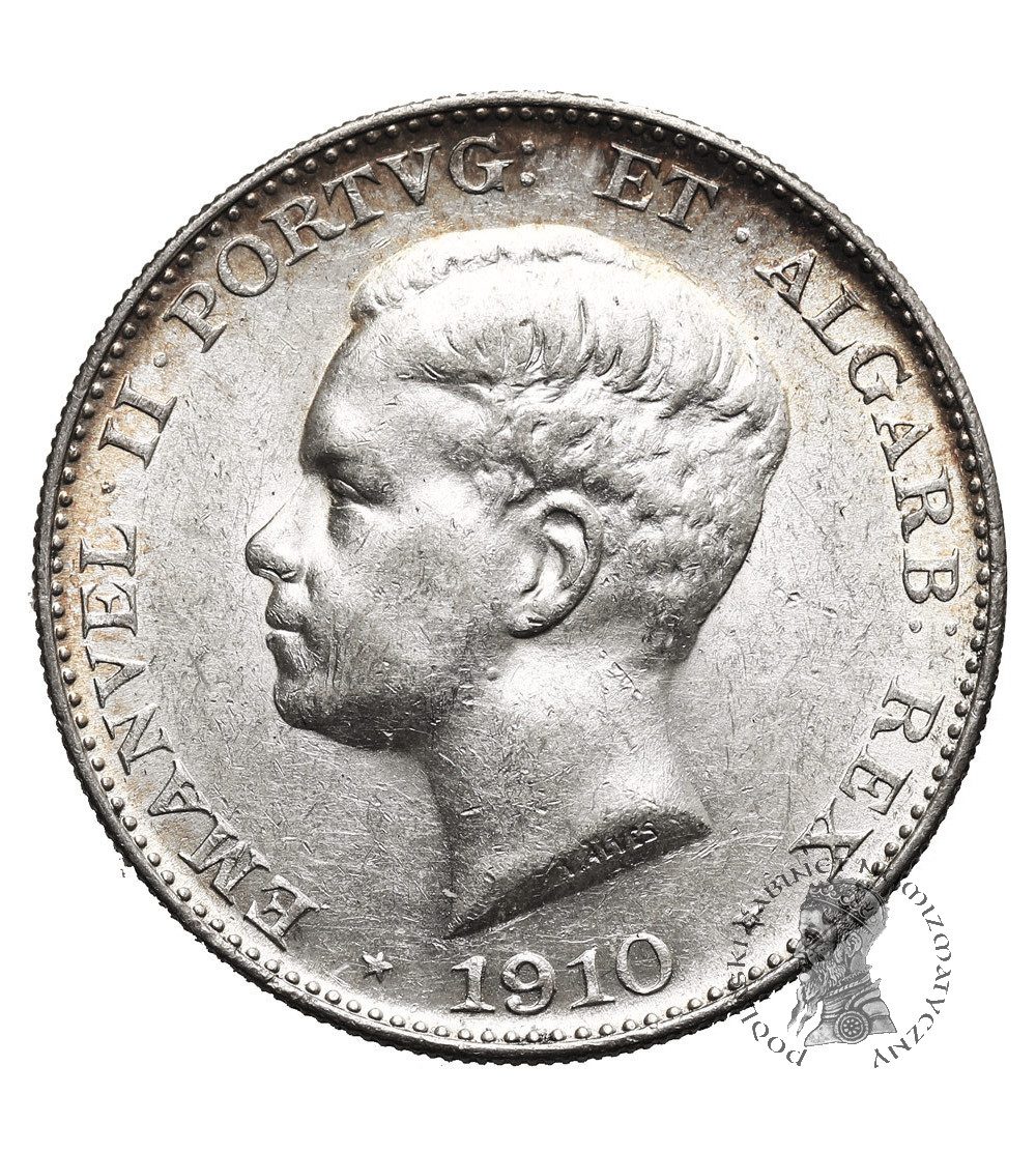 Portugalia, Manuel II (1908-1910). 500 Reis 1910, 100 rocznica wojny na Półwyspie Iberyjskim