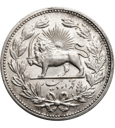 Iran, Muzaffar al-Din Shah, AH 1313-1324 / 1896-1907 AD. 5000 Dinars (5 Kran), AH 1320 / 1902 AD