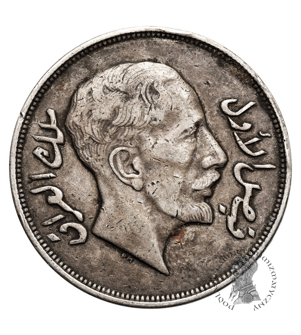 Irak, Faisal I 1921-1933. 1 Riyal (200 Fils) AH 1350 / 1932 AD