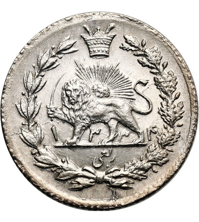Iran. Sultan Ahmad Shah, AH 1327–1344 / 1909–1925 AD. 1/4 Qiran (Robi / 5 Shahis), AH 1334 / 1915 AD