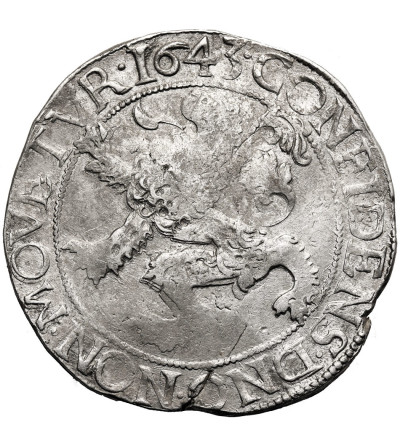 Niderlandy, Prowincja Geldria (1581-1795). Talar lewkowy (Leeuwendaalder / Lion Daalder) 1643
